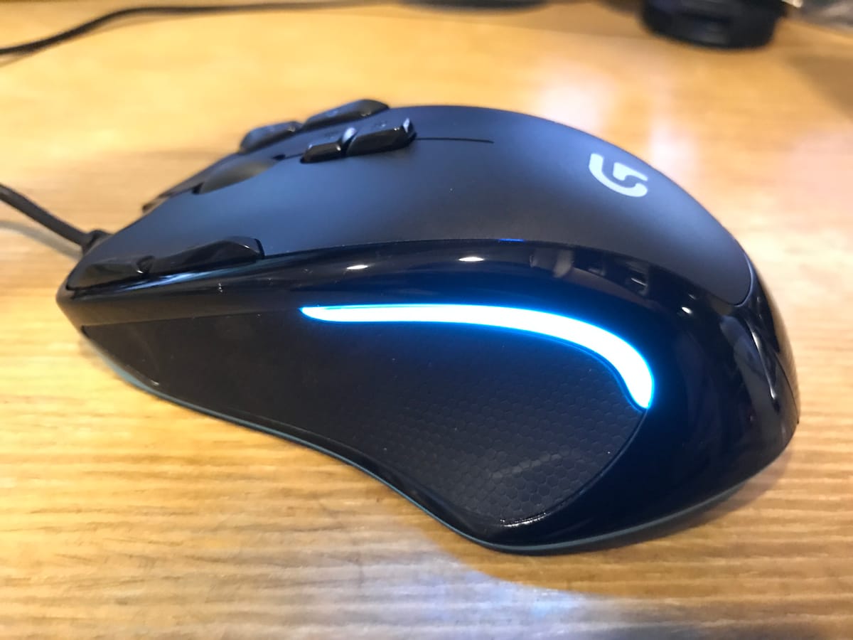 羅技 G300s 開箱！